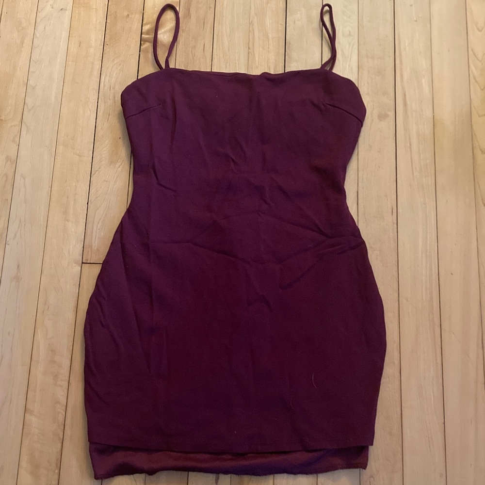 Lulus Maroon Spaghetti Strap Dress M